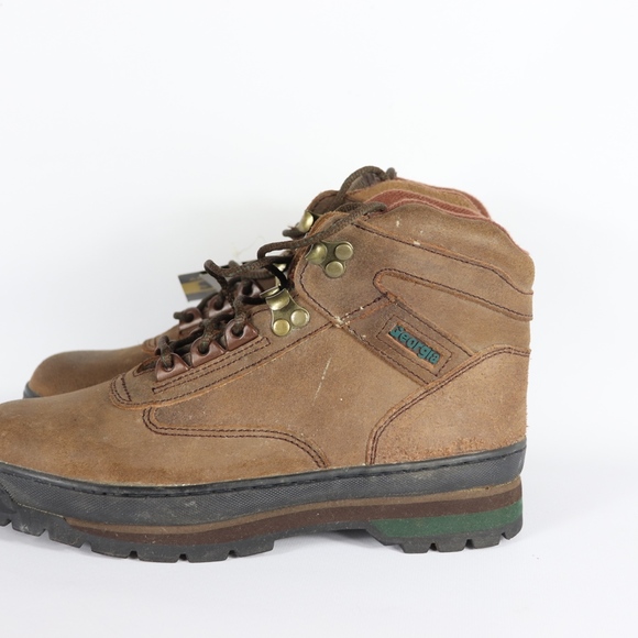 Vintage New Georgia Mens 7 Leather Lace Up Boots main image 6